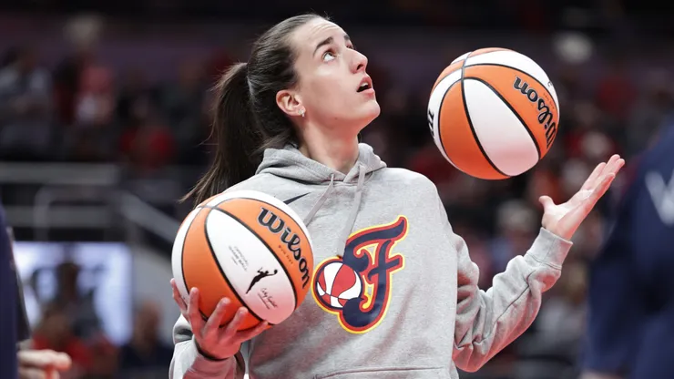 Caitlin Clark during Indiana Fever's preseason