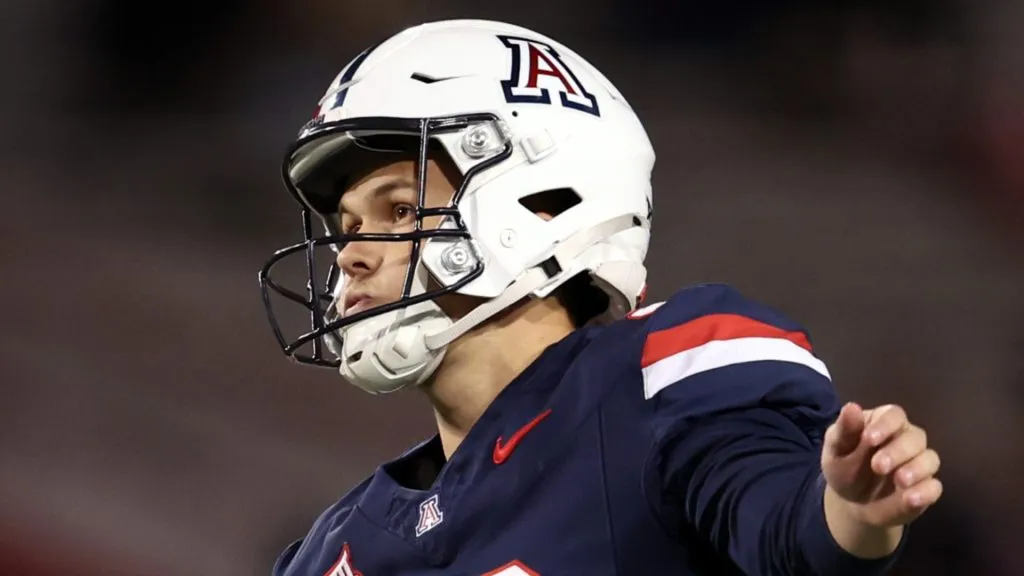 Tyler Loop after kicking a field goal