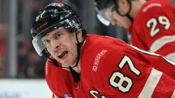Sidney Crosby #87 of Team Canada skates against Team United States in the NHL 4 Nations Face-Off Championship Game at TD Garden on February 20, 2025 in Boston, Massachusetts.