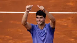 Carlos Alcaraz during Monte-Carlo 2025