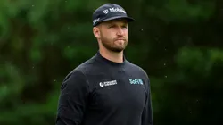 Wyndham Clark looks on while playing the third hole during the second round of the Truist Championship 2025 at The Wissahickon at Philadelphia Cricket Club on May 09, 2025.