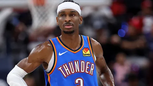Shai Gilgeous-Alexander #2 of the Oklahoma City Thunder.