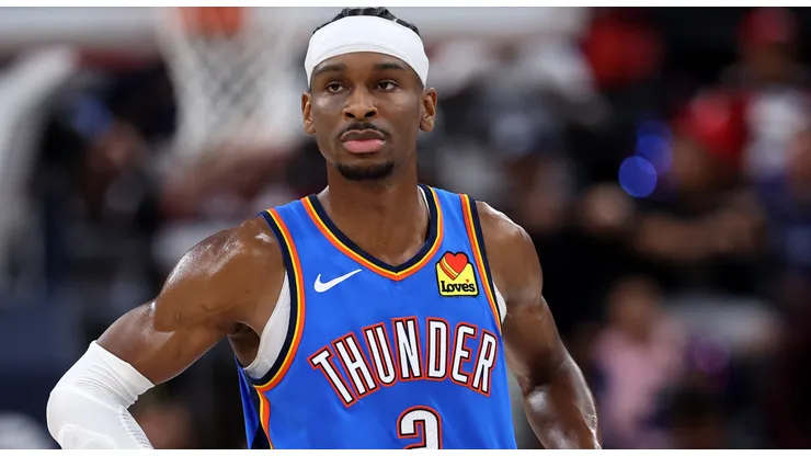 Shai Gilgeous-Alexander #2 of the Oklahoma City Thunder.