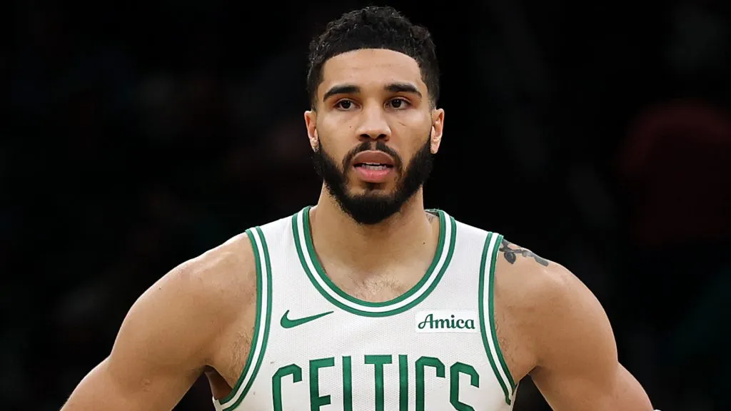 Jayson Tatum #0 of the Boston Celtics