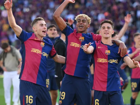 When was the last time Barcelona beat Real Madrid in every Clasico of a season?