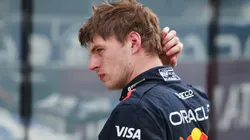 Fourth placed Max Verstappen of the Netherlands and Oracle Red Bull Racing looks on in parc ferme during the F1 Grand Prix of Miami at Miami International Autodrome on May 04, 2025 in Miami, Florida.