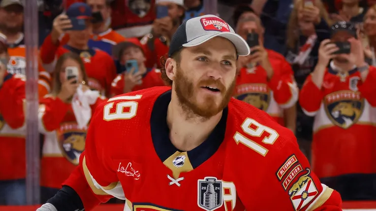 Matthew Tkachuk #19 of the Florida Panthers