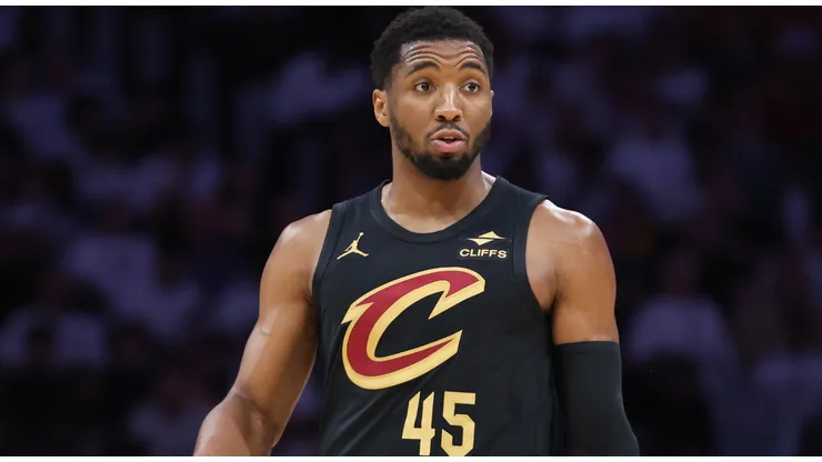 Donovan Mitchell #45 of the Cleveland Cavaliers