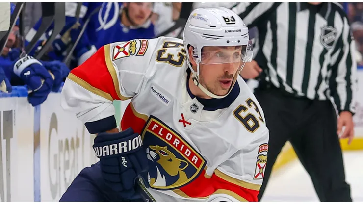 Florida Panthers' Brad Marchand remains in battle against Toronto Maple Leafs.