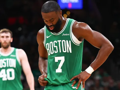 Celtics star Jaylen Brown speaks on Jayson Tatum's injury during Game 4 loss to the Knicks