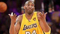 Kobe Bryant #24 of the Los Angeles Lakers reacts in the second period while taking on the Boston Celtics in Game Six of the 2010 NBA Finals at Staples Center on June 15, 2010 in Los Angeles, California.