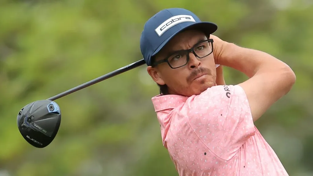 Rickie Fowler of the United States hits his tee shot on the 12th hole during the second round of the Texas Children’s Houston Open 2025 on March 28, 2025. (Source: Jonathan Bachman/Getty Images)
