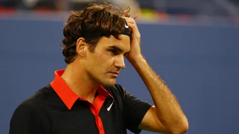 Roger Federer during the US Open final in 2009