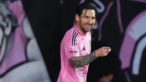 Lionel Messi of Inter Miami celebrates