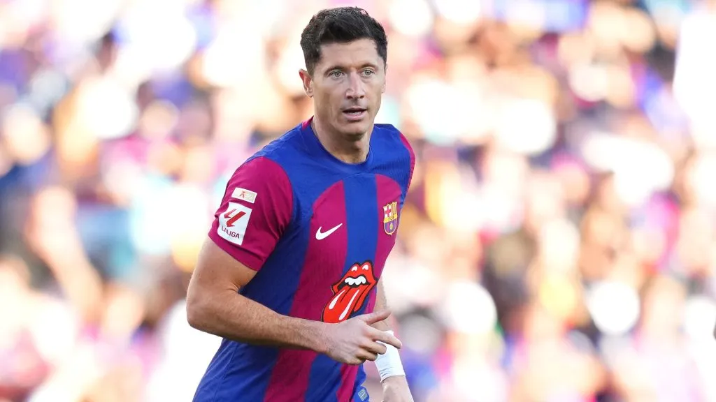 Robert Lewandowski of Barcelona