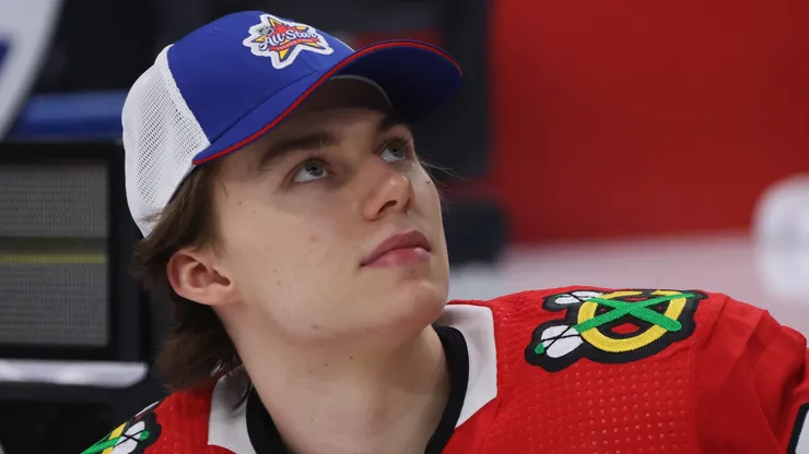 Connor Bedard of the Chicago Blackhawks.