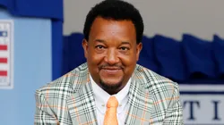 Hall of Famer Pedro Martinez attends the Baseball Hall of Fame induction ceremony at Clark Sports Center on July 24, 2022 in Cooperstown, New York.