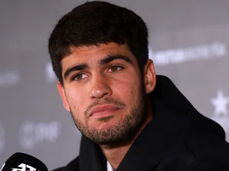 Why is Carlos Alcaraz not playing in the Davis Cup for Spain vs Denmark?