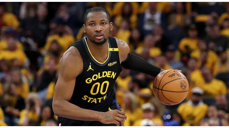 Jonathan Kuminga during a Golden State Warriors game.
