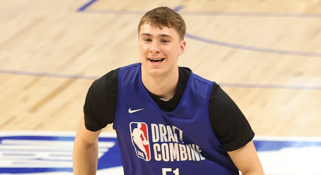 Cooper Flagg playing the Draft Combine