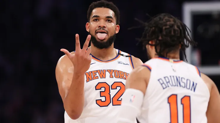 Karl-Anthony Towns and Jalen Brunson matched Kobe Bryant and Shaquille O'Neal record.