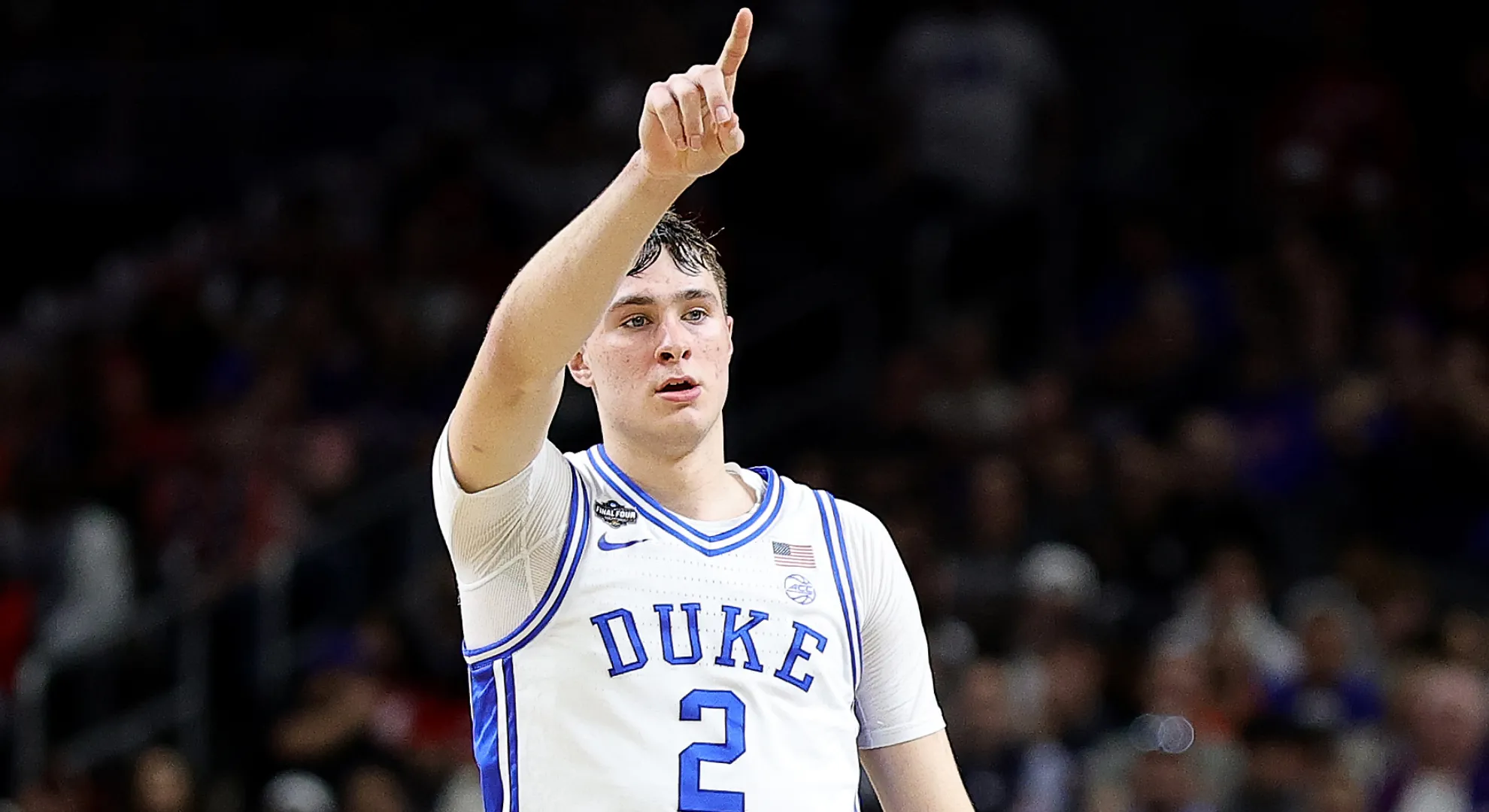 Cooper Flaff playing in the NCAA for Duke