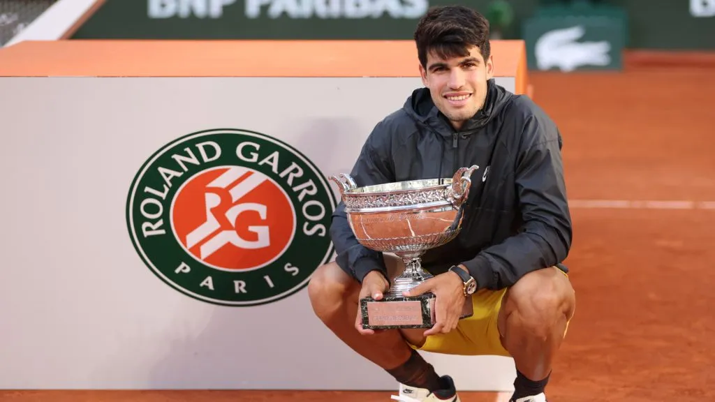 Alcaraz won the title at Roland Garros in 2024.