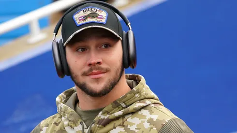 Josh Allen #17 of the Buffalo Bills