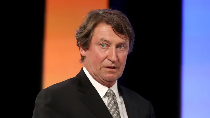 Wayne Gretzky of the Edmonton Oilers attends the first round of the 2018 NHL Draft at American Airlines Center on June 22, 2018 in Dallas, Texas.