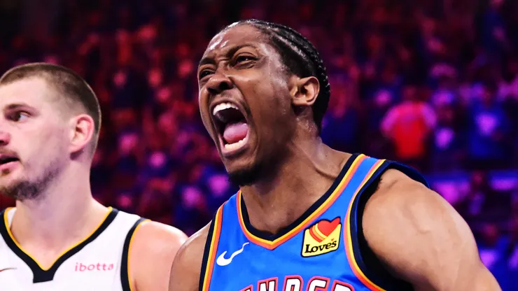 Jalen Williams #8 of the Oklahoma City Thunder.
