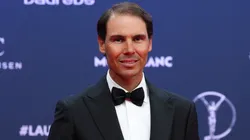 Rafa Nadal poses at the Laureus World Sports Awards Madrid 2025 at Galería de Cristal on April 21, 2025 in Madrid, Spain.