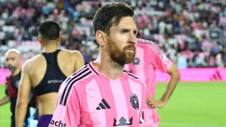 Lionel Messi #10 of Inter Miami CF reacts after the MLS match between Inter Miami CF and Orlando City at Chase Stadium on May 18, 2025 in Fort Lauderdale, Florida.