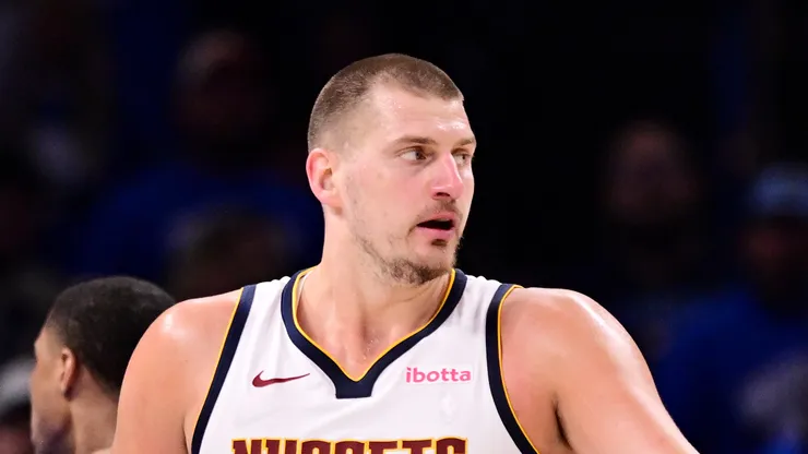 Nikola Jokic #15 of the Denver Nuggets.