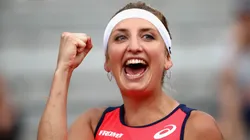 Timea Bacsinszky reached the Top 10 of the WTA
