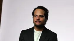 Auston Matthews of the Toronto Maple Leafs is interviewed during the 2022 NHL player media tour at Encore Las Vegas on September 15, 2022 in Las Vegas, Nevada.