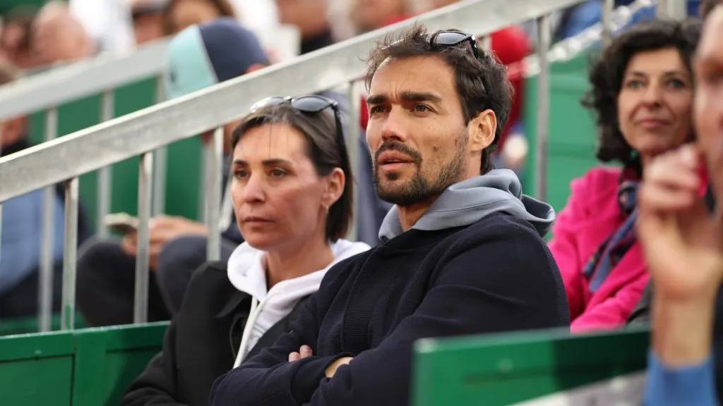 Flavia Pennetta and husband Fabio Fognini (Clive Brunskill/Getty Images)