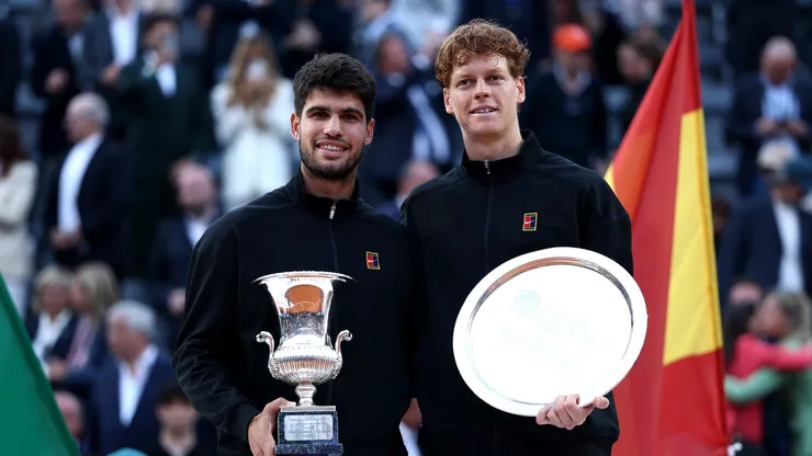 Alcaraz beat Sinner at the Rome Open final