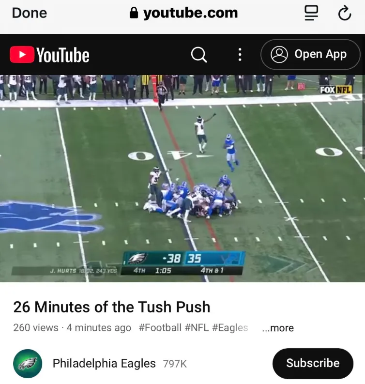 Eagles Tush Push