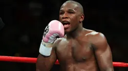 Floyd Mayweather Jr. in the ring during his WBC Welterweight Championship fight at the Mandalay Bay Events Center November 4, 2006 in Las Vegas, Nevada.