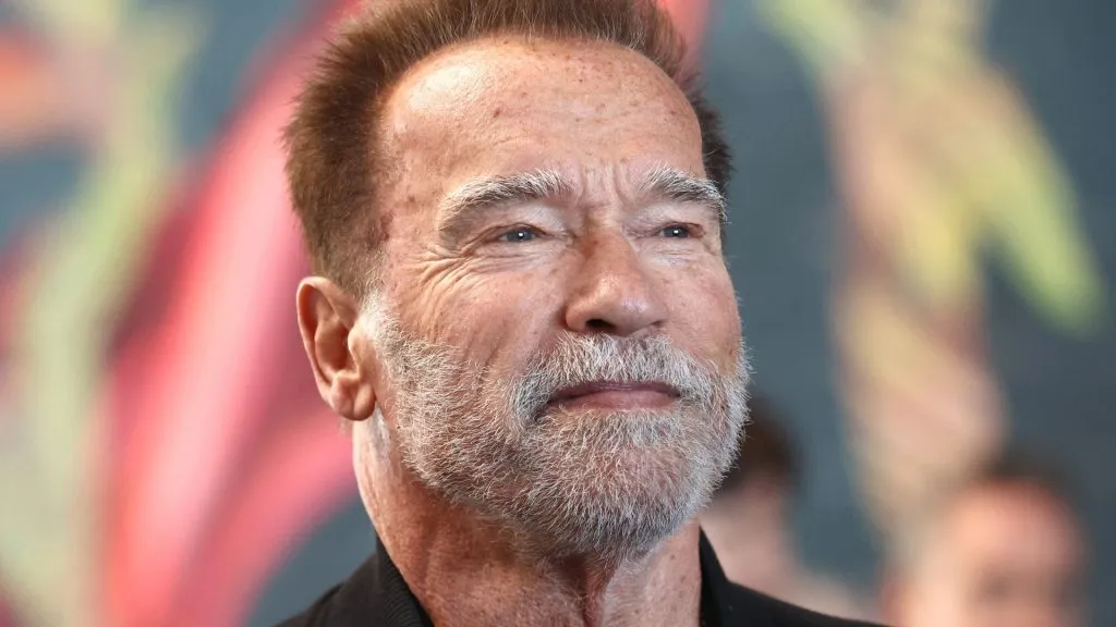 Arnold Schwarzenegger attends an event marking the completion of a 4-acre solar rooftop constructed atop AltaSea’s research and development facility in 2023. (Source: Mario Tama/Getty Images)