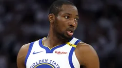 Jonathan Kuminga #00 of the Golden State Warriors handles the ball during the first quarter of Game Five of the Western Conference Second Round NBA Playoffs against the Minnesota Timberwolves at Target Center on May 14, 2025 in Minneapolis, Minnesota.