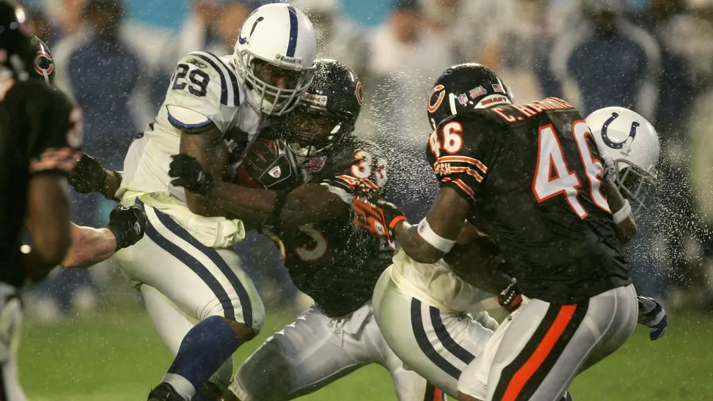 Charles Tillman of the Bears during the Super Bowl XLI