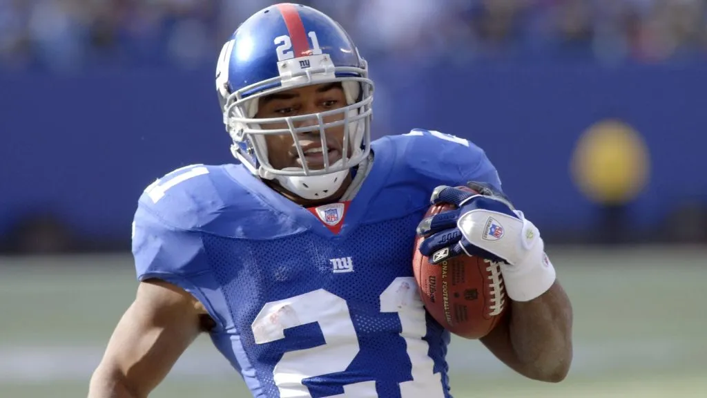 Tiki Barber during his stint as Giantsā running back