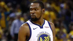 Kevin Durant during a Golden State Warriors game.