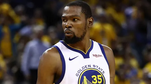 Kevin Durant during a Golden State Warriors game.