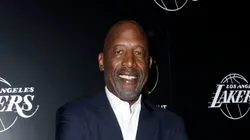 Lakers legend James Worthy attends the First Entertainment x Los Angeles Lakers and Anthony Davis