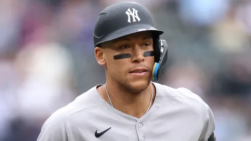 Aaron Judge addresses the media after the Yankees' sixth straight loss and a 30-inning scoreless stretch.