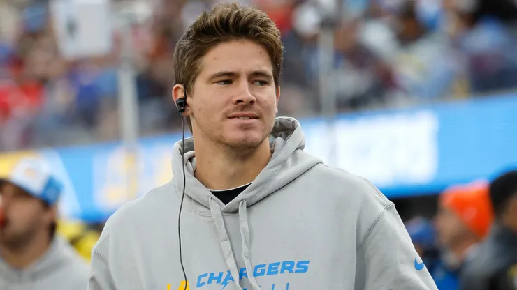 Justin Herbert #10 of the Los Angeles Chargers