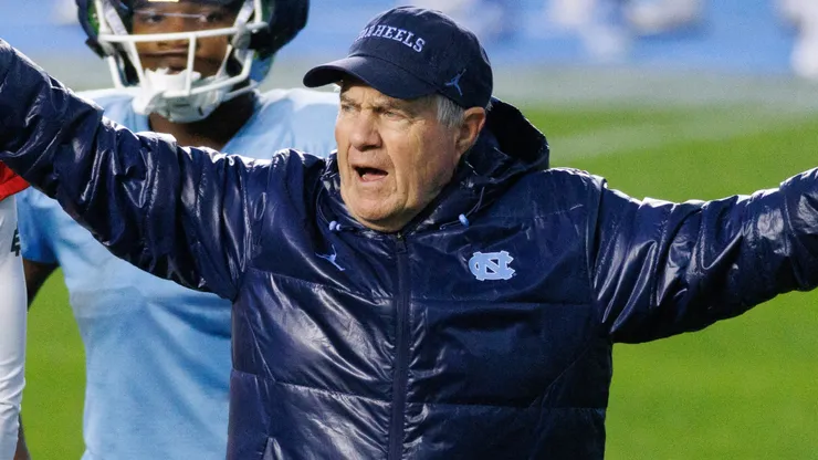 Head coach Bill Belichick of the North Carolina Tar Heels.
