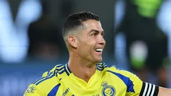 Cristiano Ronaldo of Al Nassr reacts during the Saudi Pro League match between Al Nassr and Al Ittihad at Al-Awwal Park